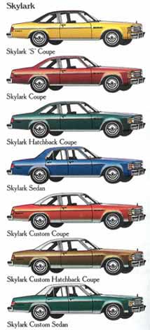 1978 Skylark List